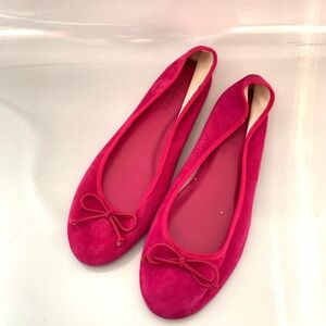 Talbots Hot Pink Ballet Flats with Bow